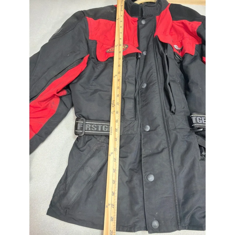 Firstgear Kilimanjaro Motorcycle Jacket Red Black Mens Small FG01182 Riding Gear